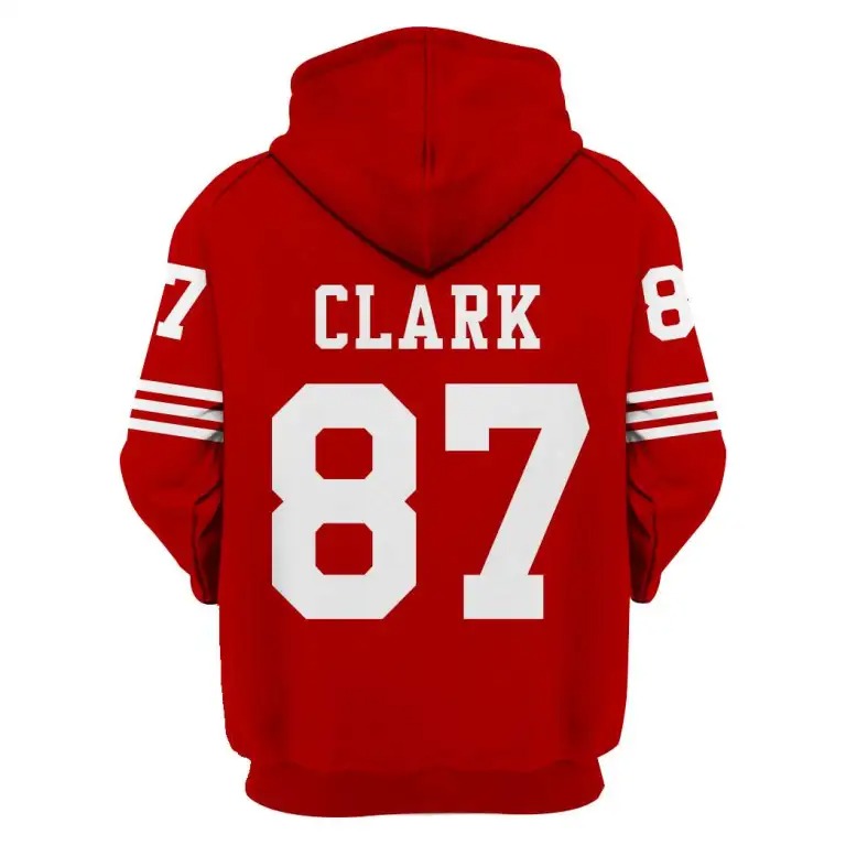 Dwight Clark 87 Clark 3D Shirt hoodie1