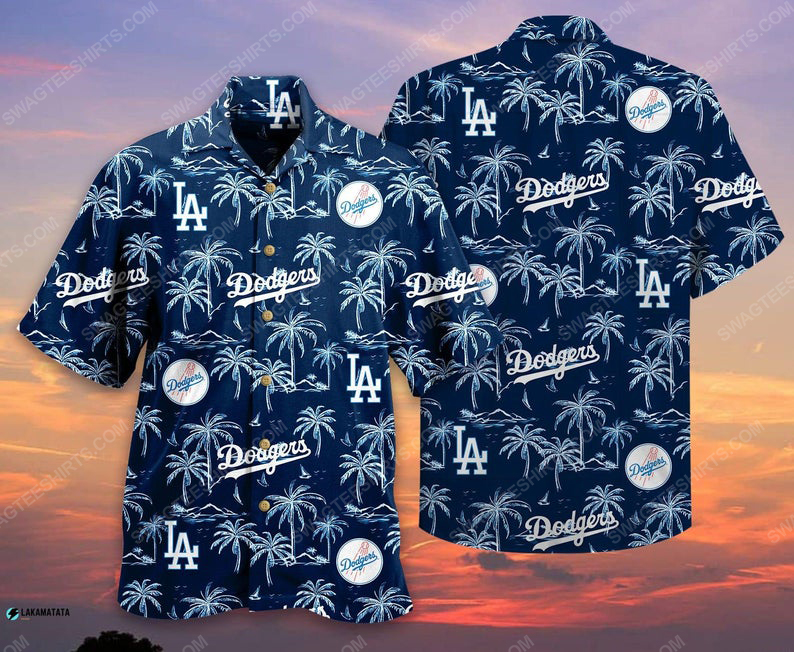 Los angeles dodgers mlb baseball sports hawaiian shirt 1