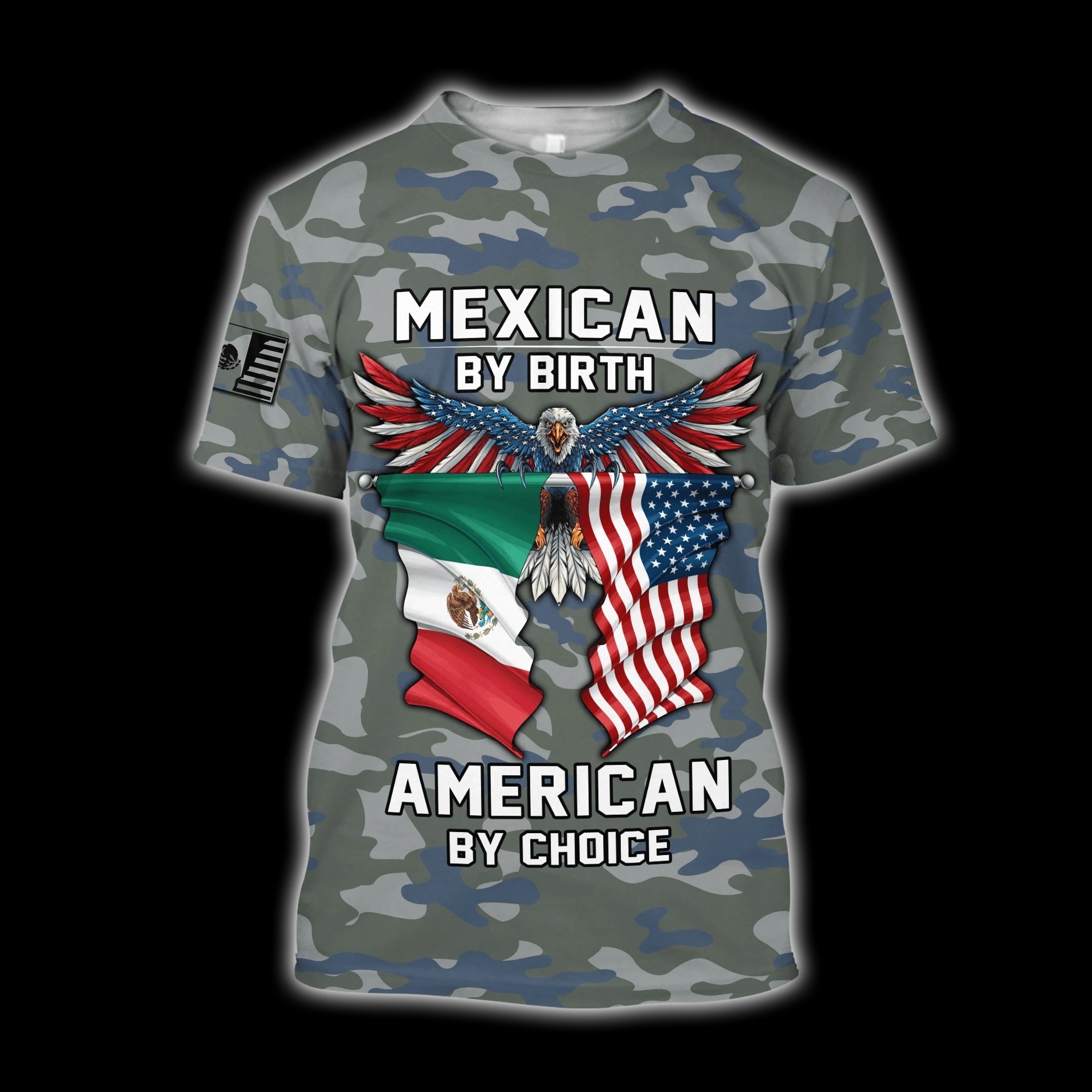 Eagle Mexican by birth American by choice 3d shirt, hoodie – LIMITED EDITION