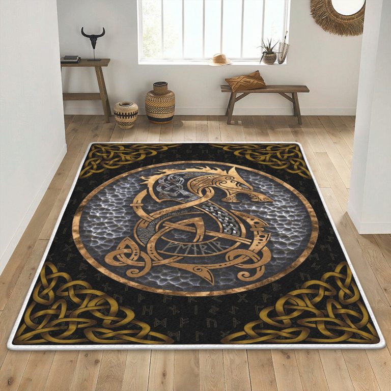 Fenrir Norse mythology Viking rug