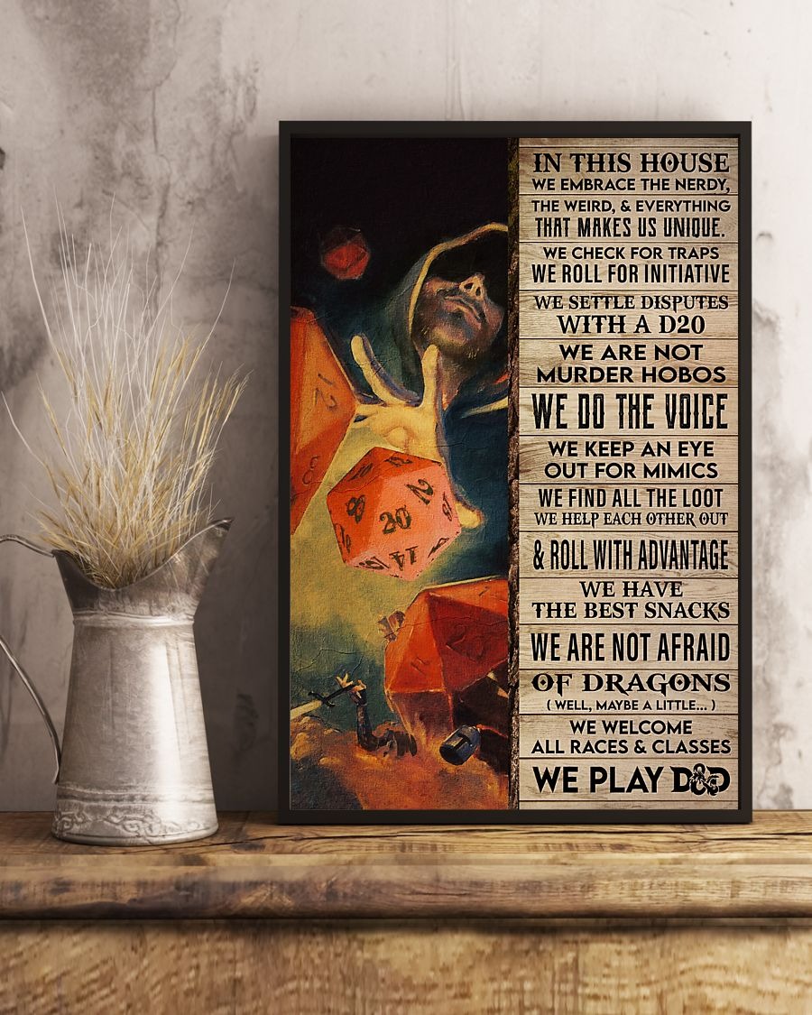 Game in this house we play D&D poster4