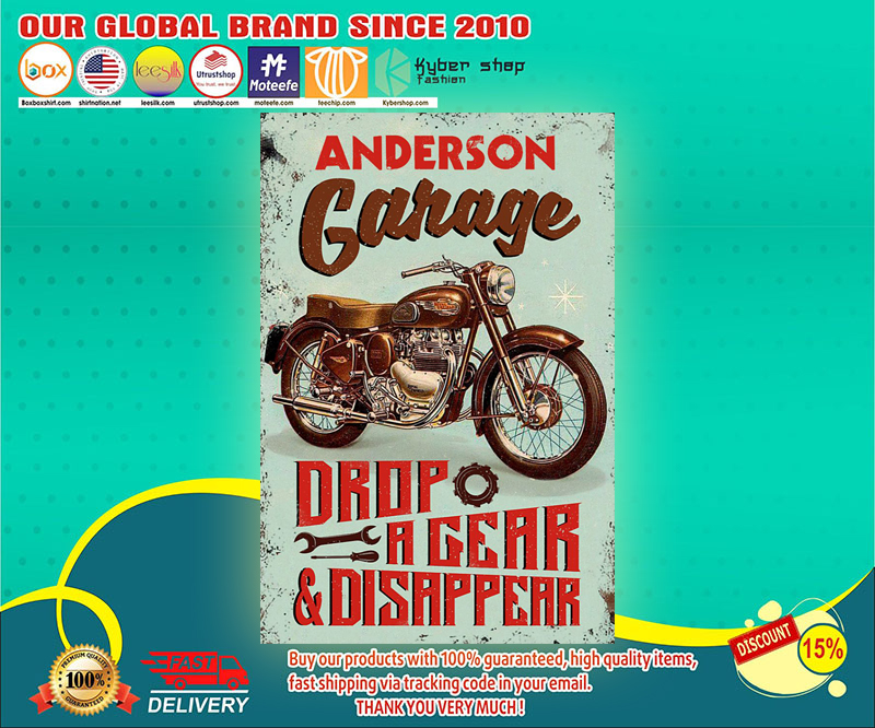 Garage drop a gear and disappear poster 3