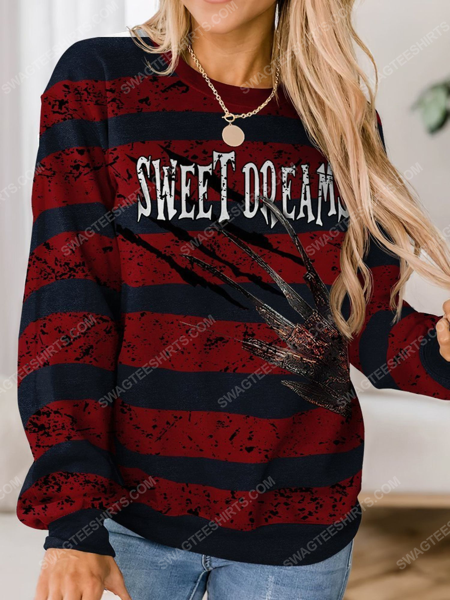 [special edition] Halloween freddy’s nightmares and sweet dreams shirt – maria (halloween)