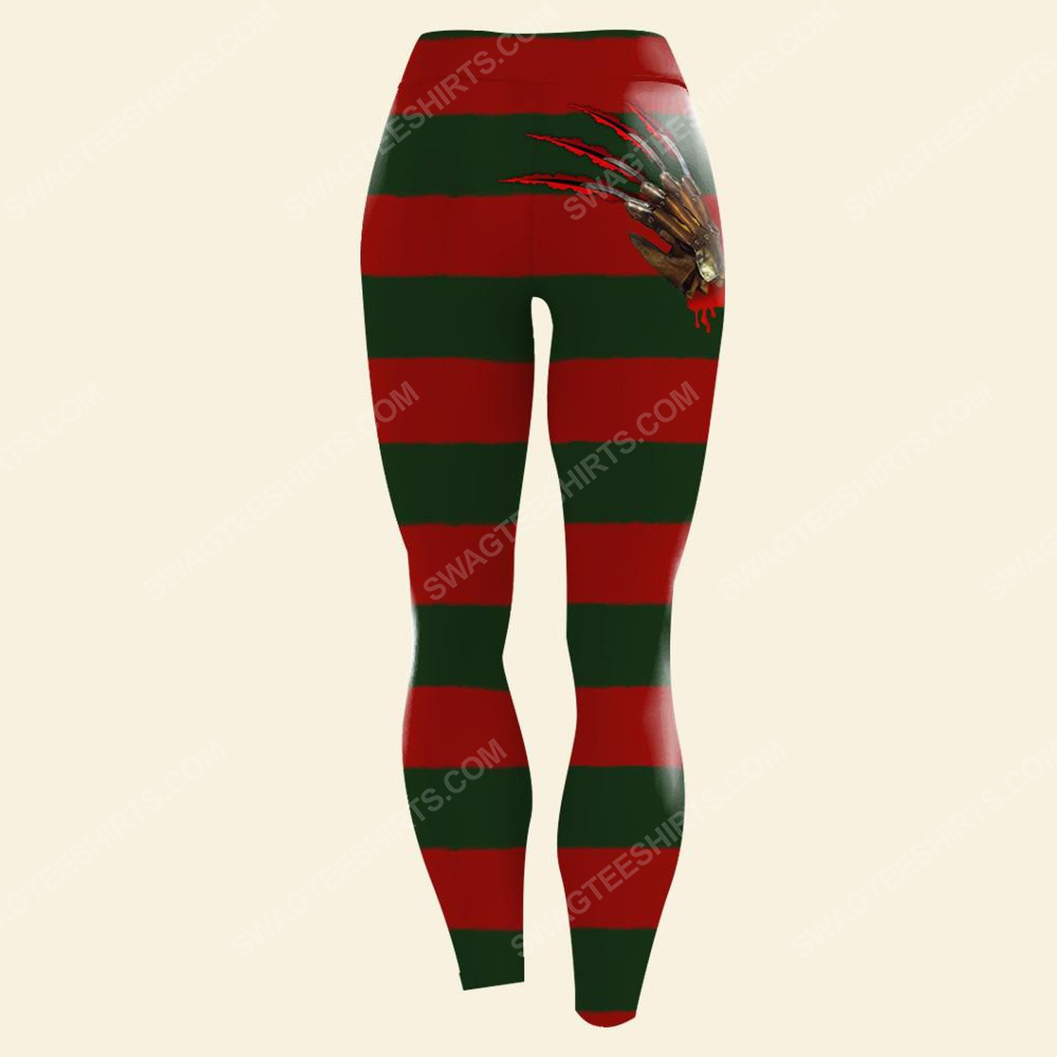 [special edition] Halloween freddy’s nightmares gloved hand with razors leggings – maria