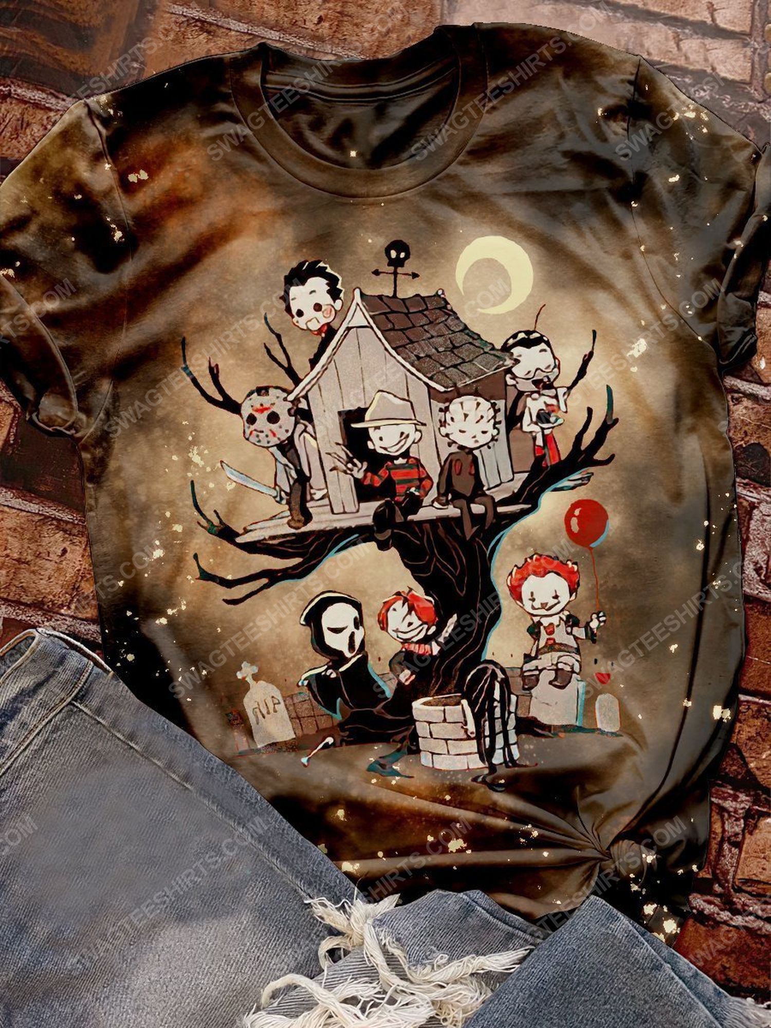 [special edition] Halloween horror movie characters on the tree shirt – maria (halloween)
