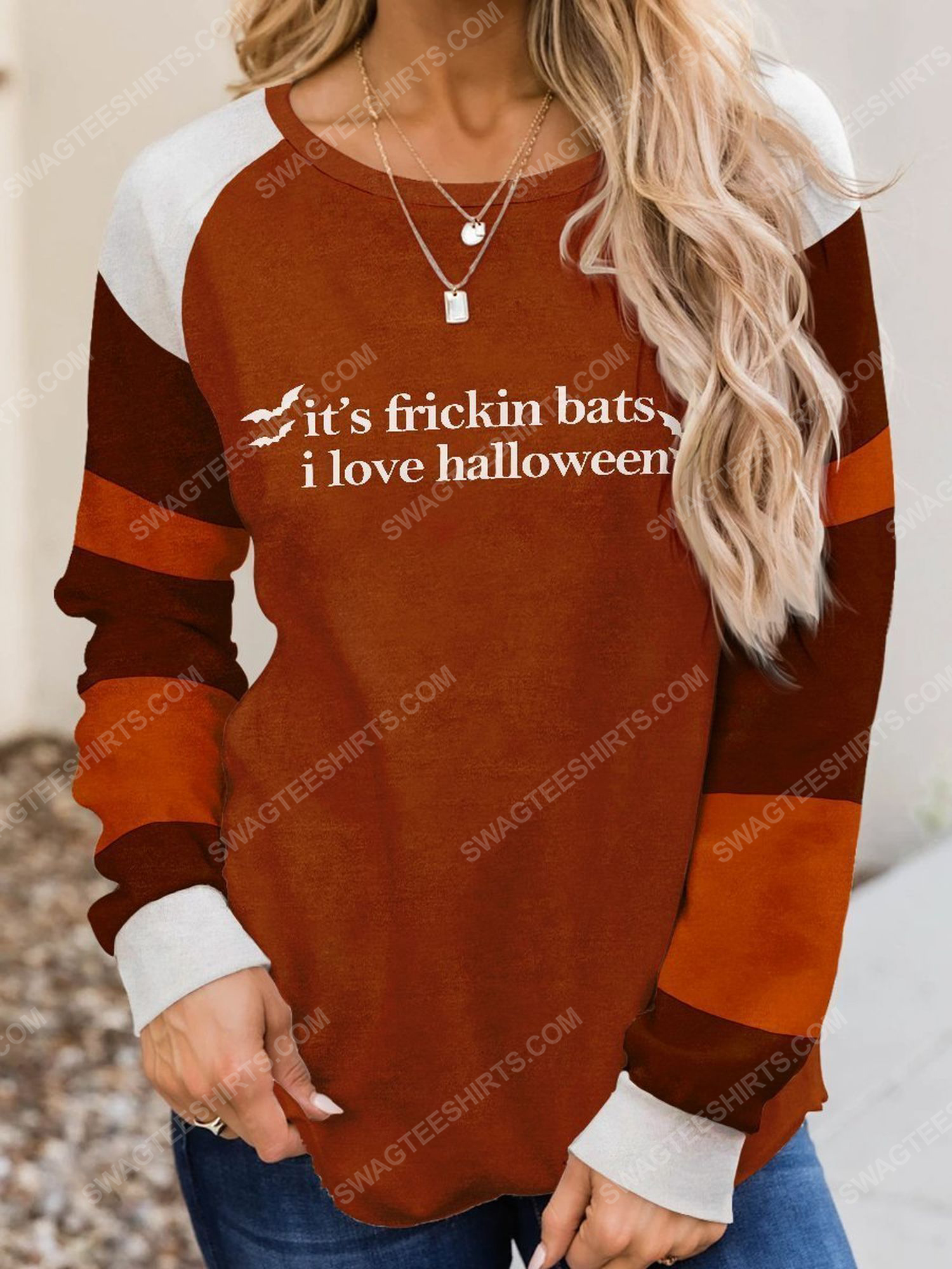 [special edition] Halloween its frickin bats i love halloween full print shirt – maria (halloween)