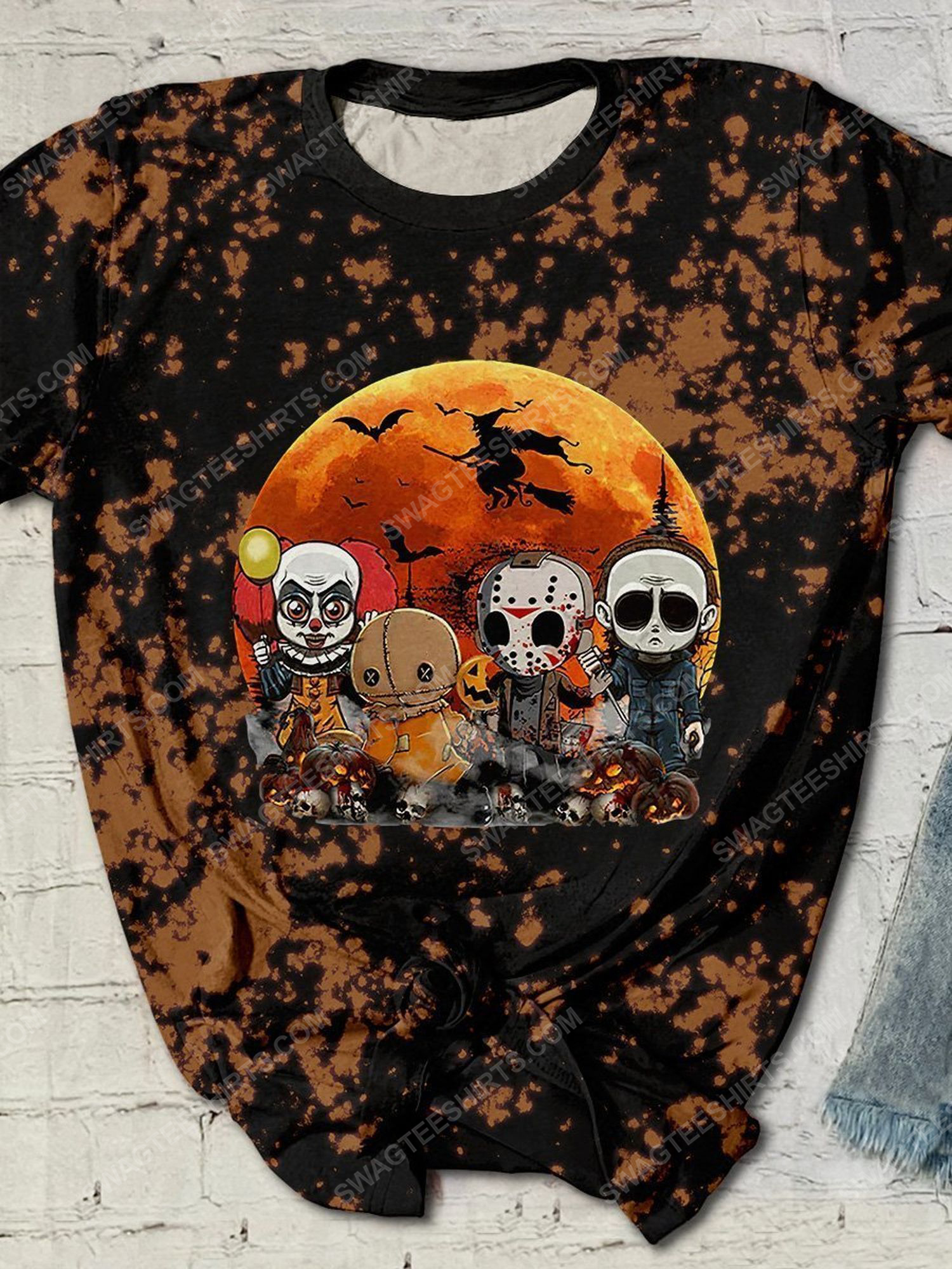 [special edition] Halloween night and horror movie character full print shirt – maria (halloween)