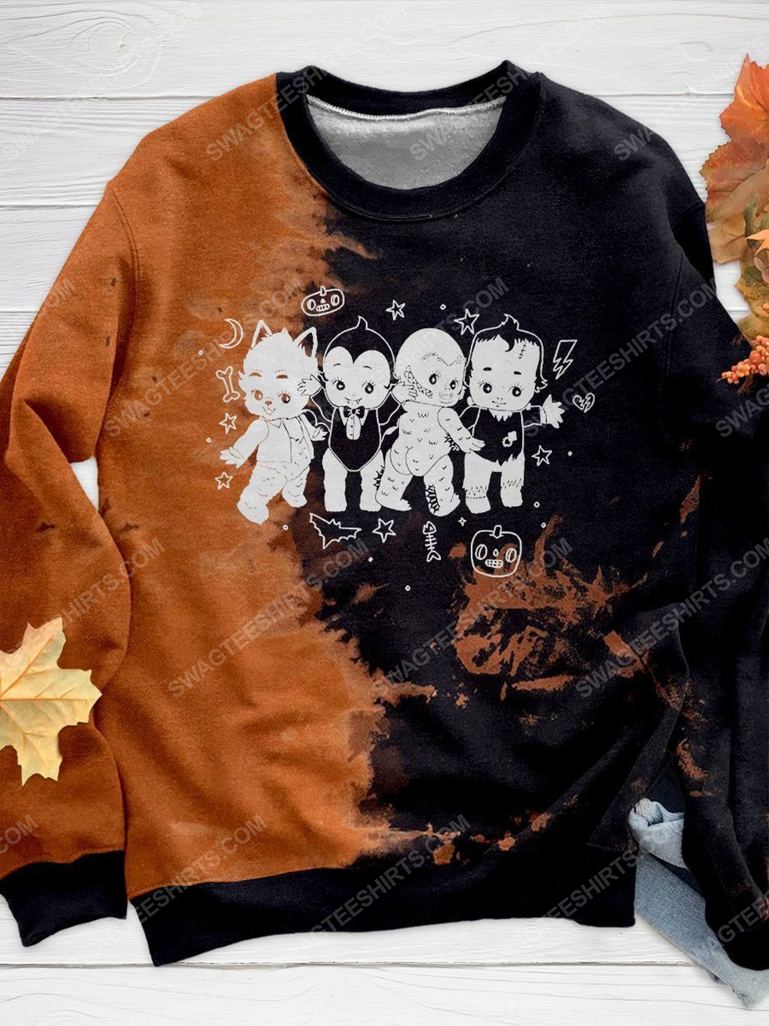 [special edition] Halloween night and monster costume kewpie full print shirt – maria (halloween)