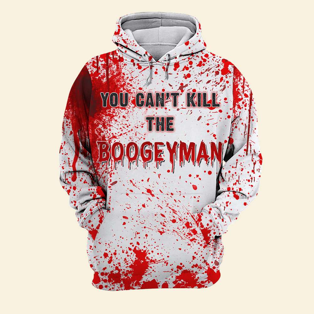 Halloween you can't kill the boogey man 3D Pull Over Hoodie