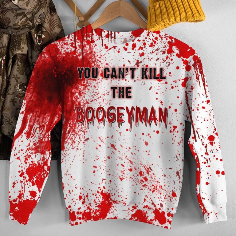 Halloween you can't kill the boogey man 3D Pull Over Hoodie 3