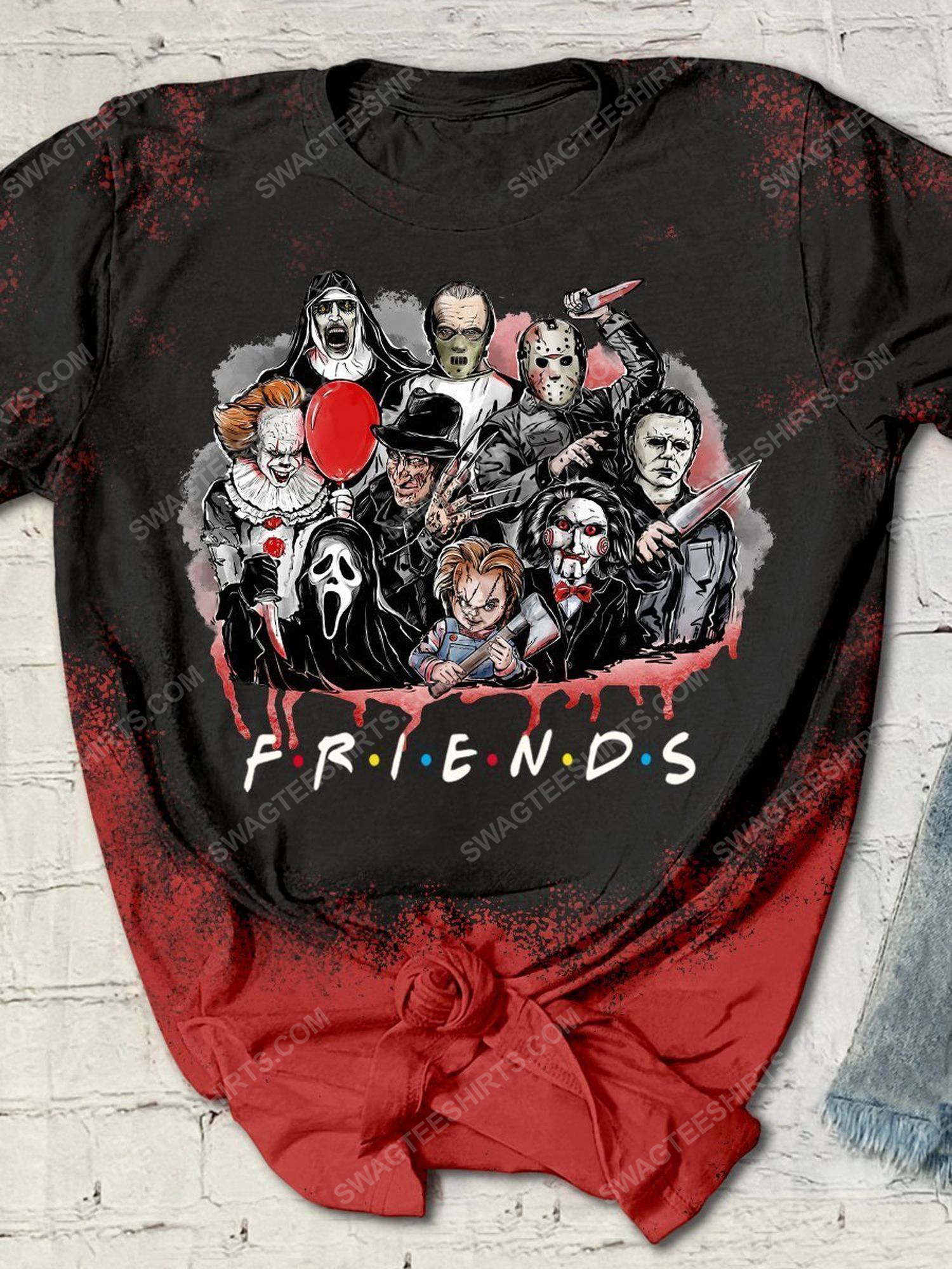 [special edition] Happy halloween with serial killers friends tv show shirt – maria (halloween)