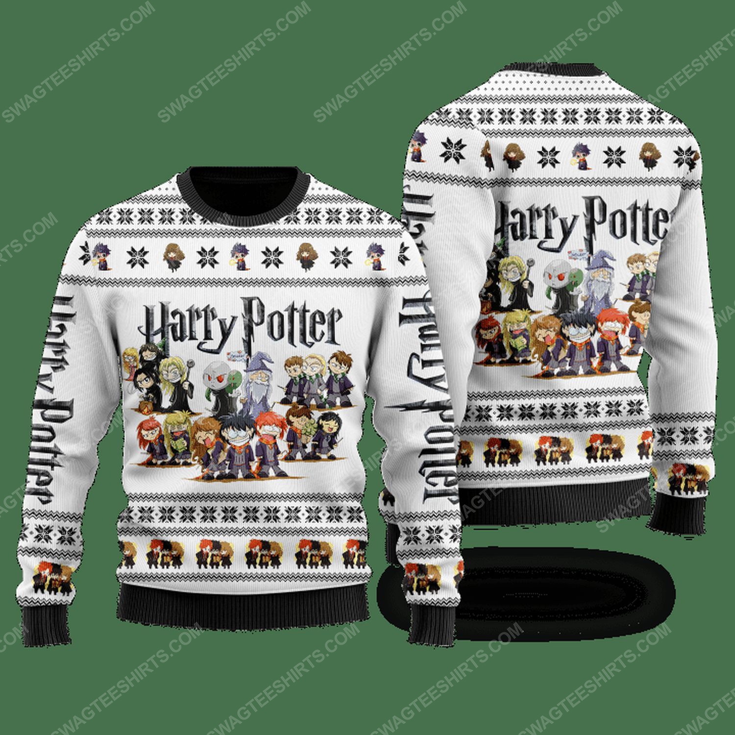 [special edition] Harry potter chibi ugly christmas sweater – maria