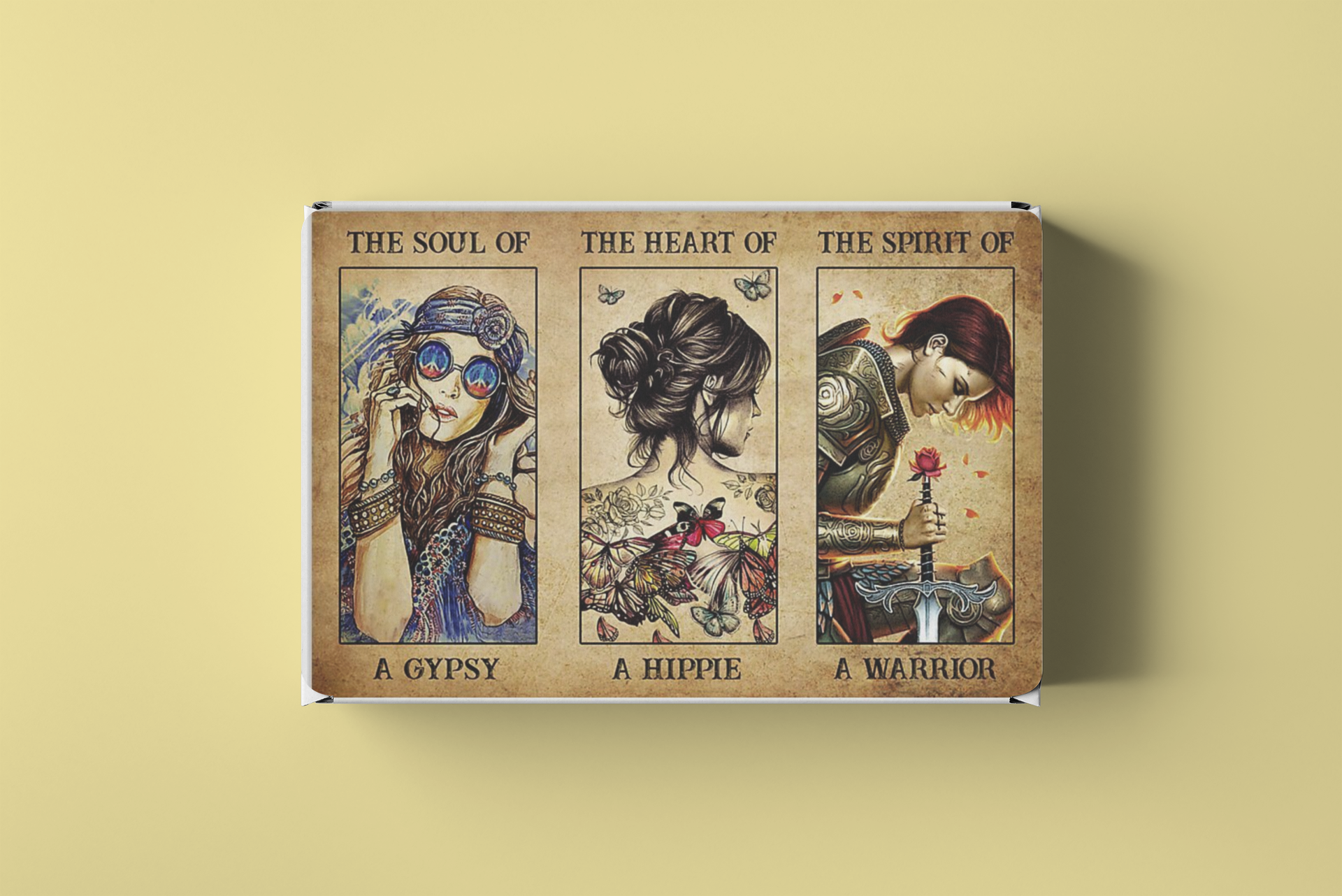 Hippie warrior girl The soul of a gypsy the heart of a hippie the spirit of a warrior poster 4