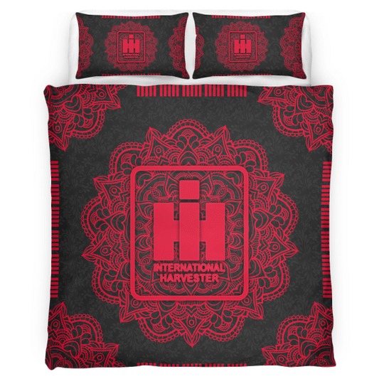 IH Harvester Mandala quilt bedding set 1