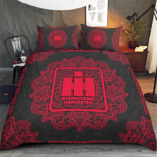 IH Harvester Mandala quilt bedding set 2