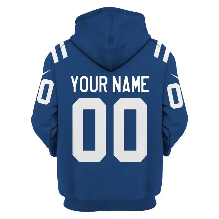 Indianapolis Colts Custom Your Name And Number 3D Shirt hoodie1