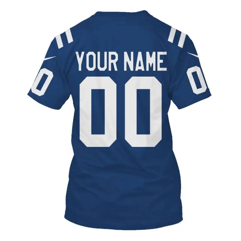 Indianapolis Colts Custom Your Name And Number 3D Shirt hoodie3