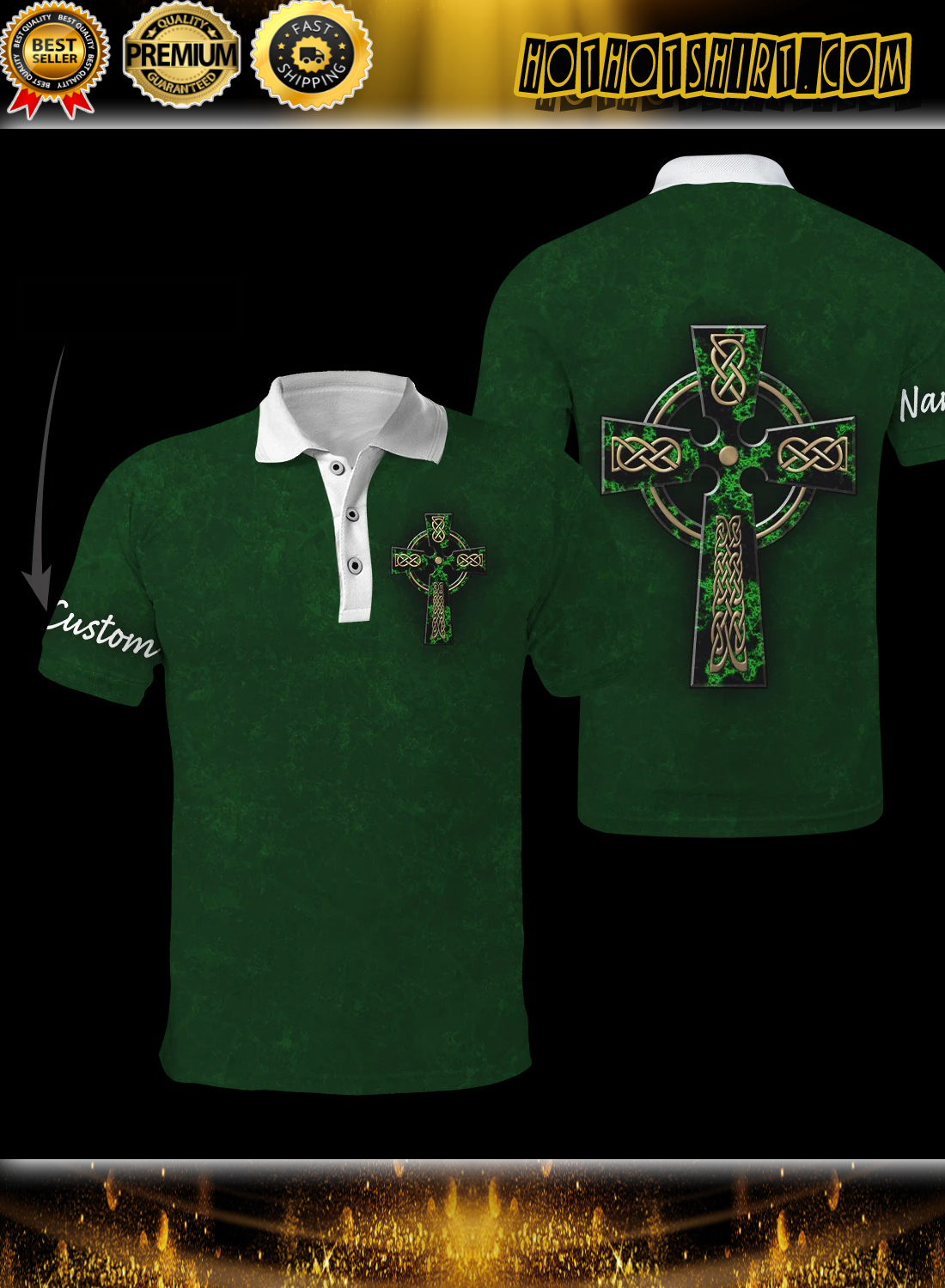 Irish St Patrick day 3D Personalized Custom Name Hoodie And Shirts 2