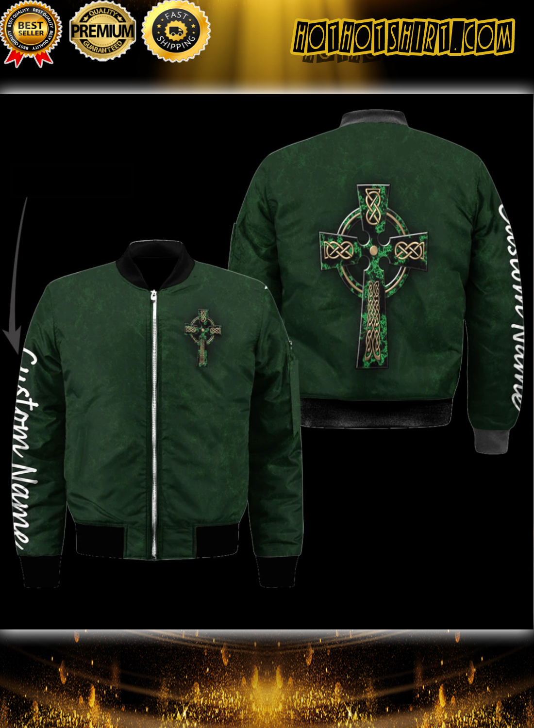 Irish St Patrick day 3D Personalized Custom Name Hoodie And Shirts 3
