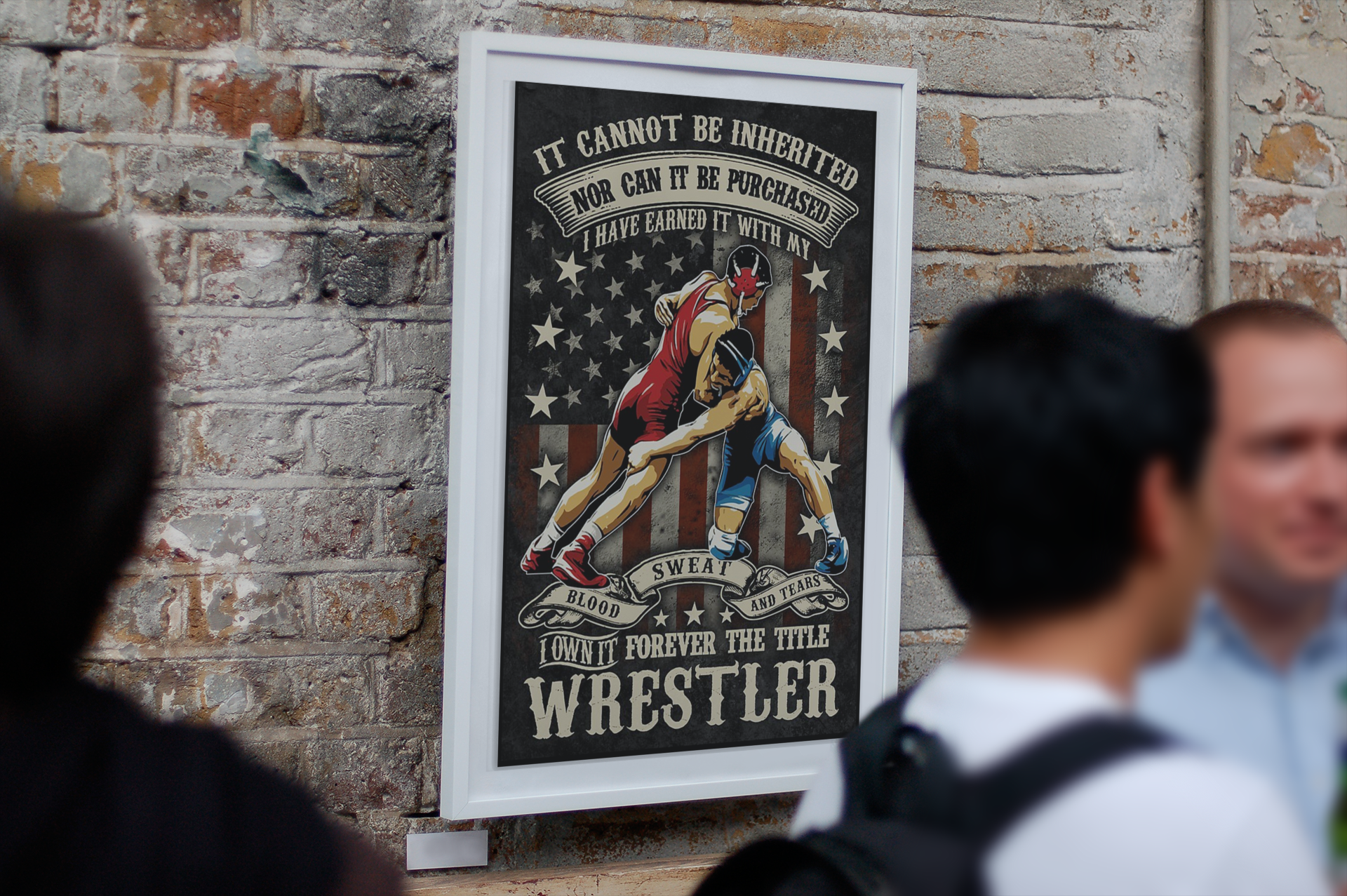 It cannot be inherited I own forever the title wrestler poster 4
