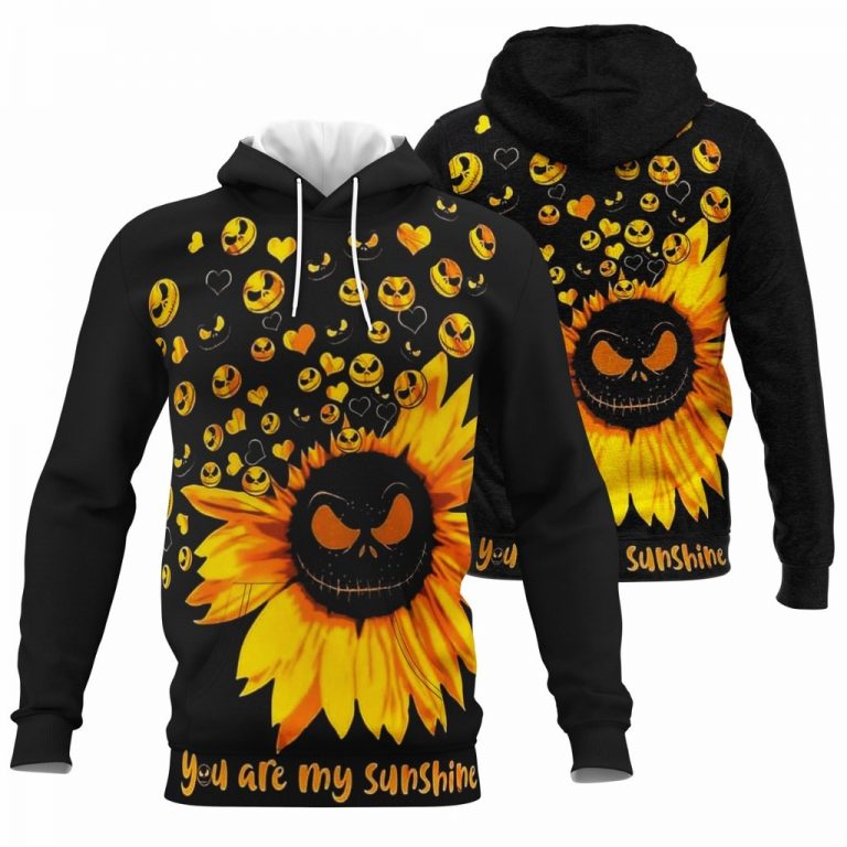Jack Nightmare before christmas You are my sunshine 3d hoodie