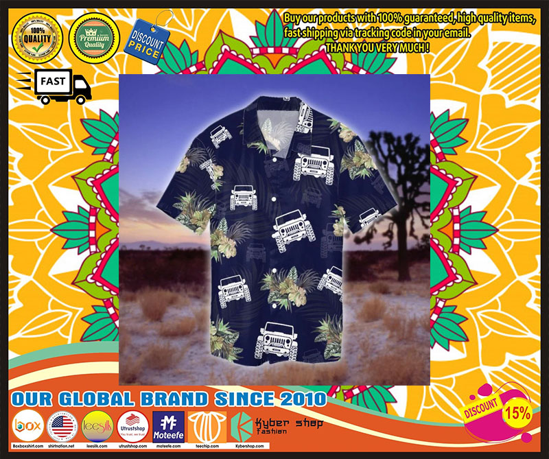 [LIMITED EDITION] Jeep tropical hawaiian shirt