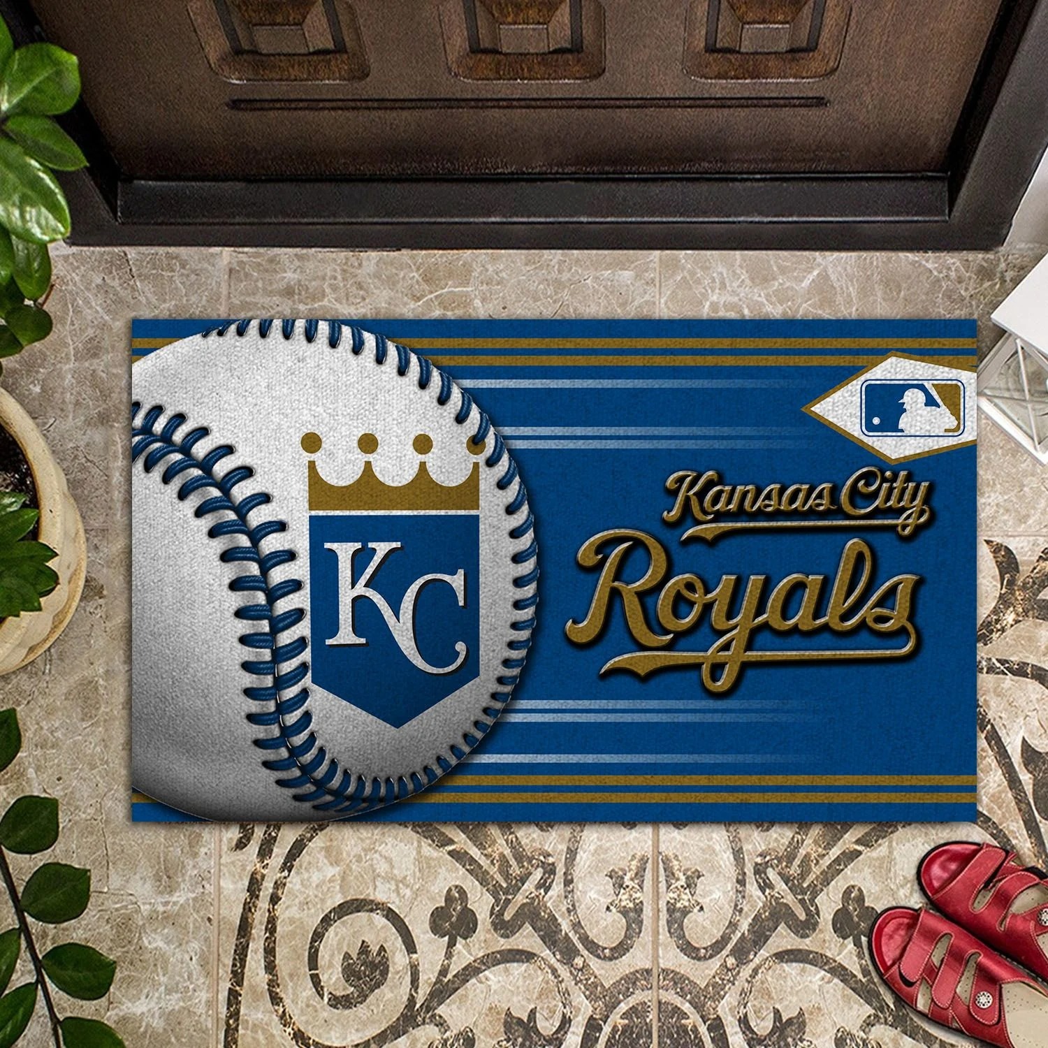 Kansas City Royals Baseball Doormat