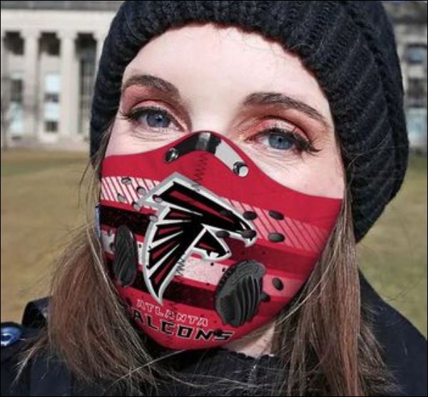 Atlanta Falcons filter activated carbon face mask – dnstyles