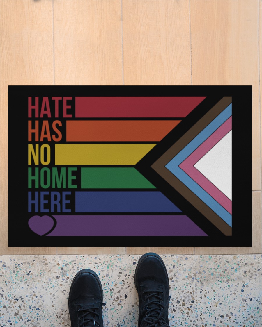LGBT Hate has no home here doormat Picture 2