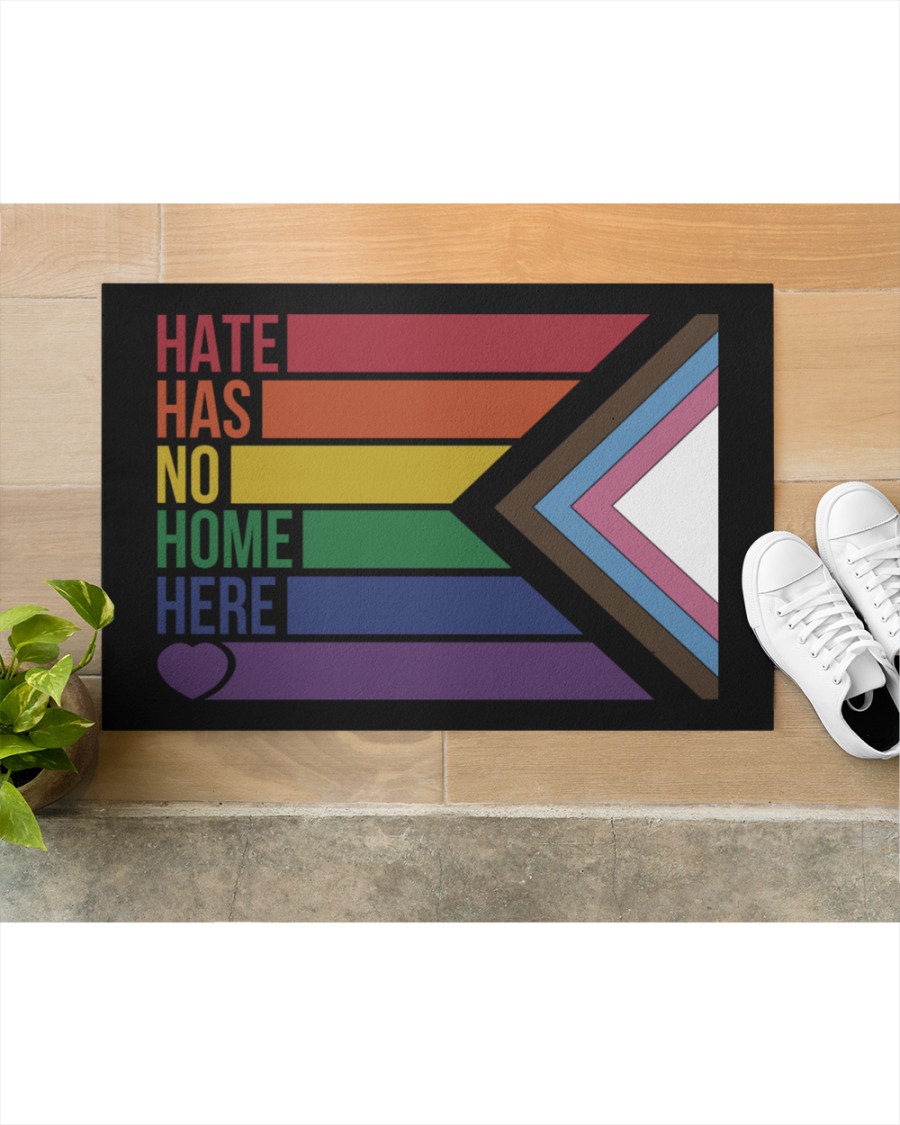 LGBT Hate has no home here doormat Picture 3