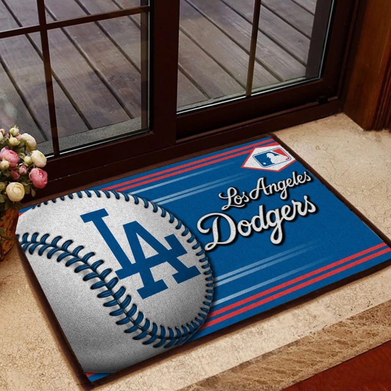 Los Angeles Dodgers Baseball Doormat1