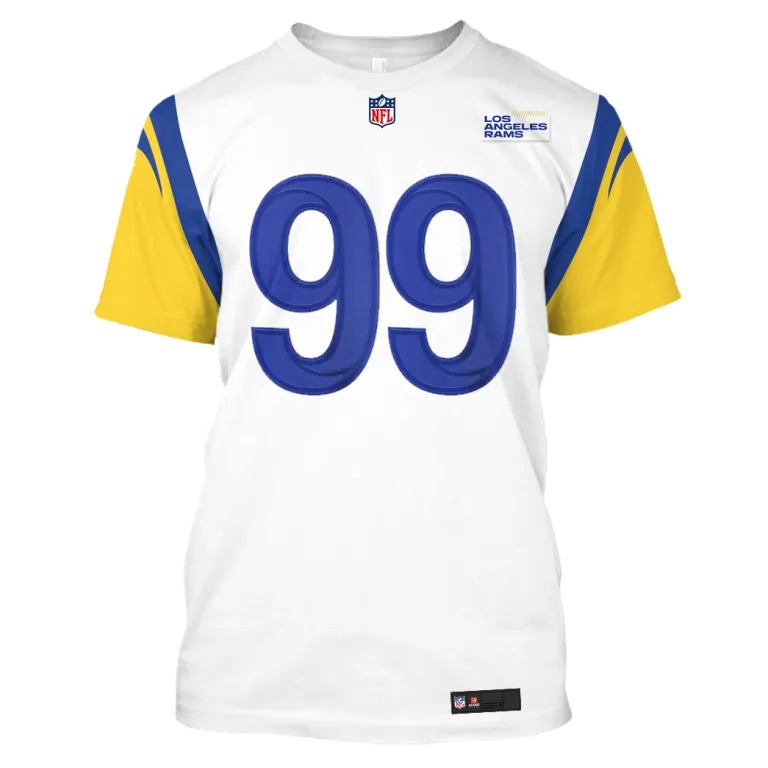 Los Angeles Rams 99 Donald 3D Shirt hoodie2