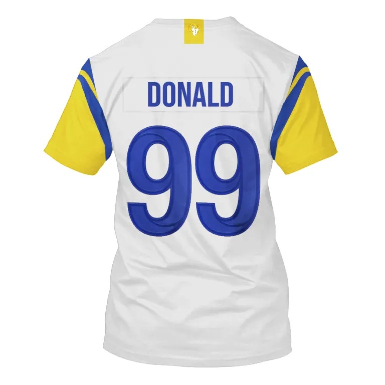 Los Angeles Rams 99 Donald 3D Shirt hoodie3