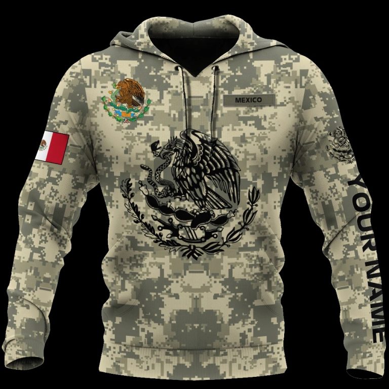 Mexican Army Mexican flag custom personalized 3d shirt, hoodie (2)