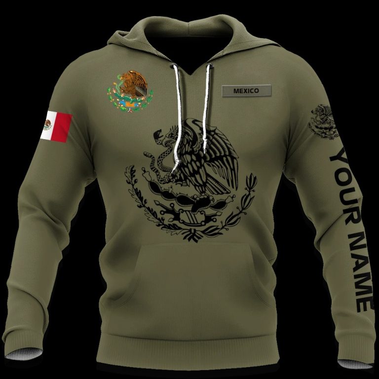 Mexican flag custom personalized 3d shirt, hoodie 1