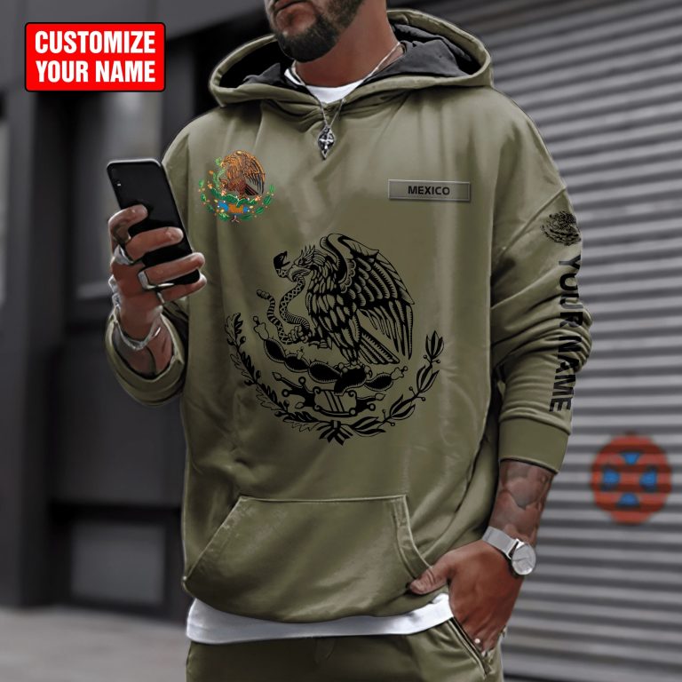 Mexican flag custom personalized 3d shirt, hoodie 2