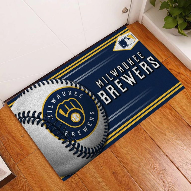 Milwaukee Brewers Baseball Doormat2
