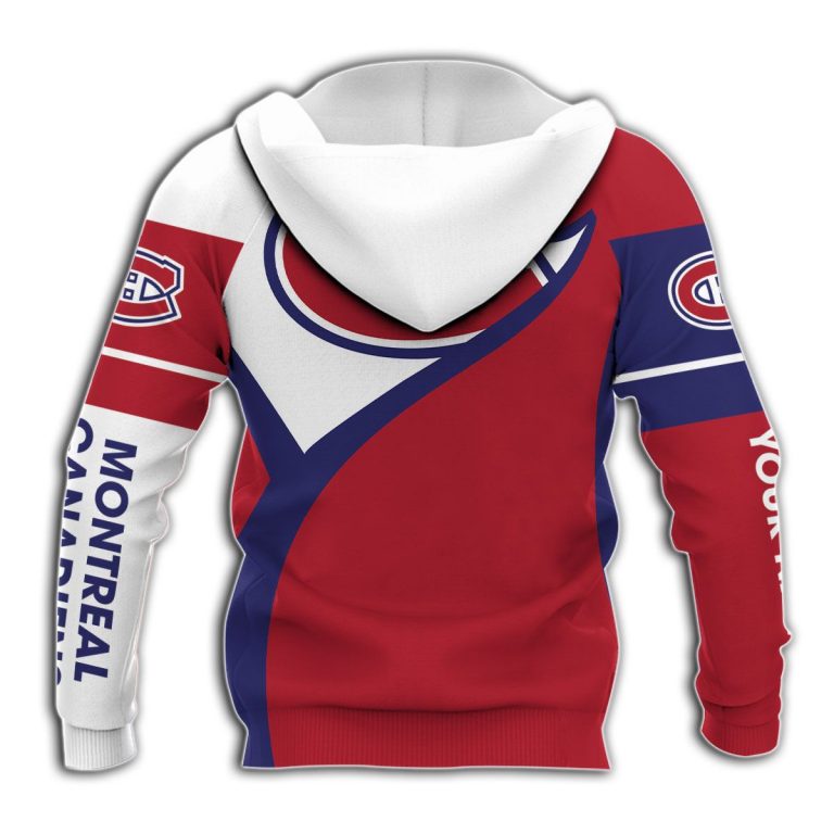 Montreal Canadiens logo custom personalized name 3d shirt, hoodie 1