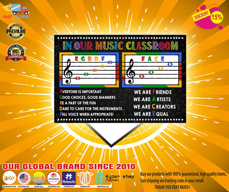 Music in our music classroom poster6