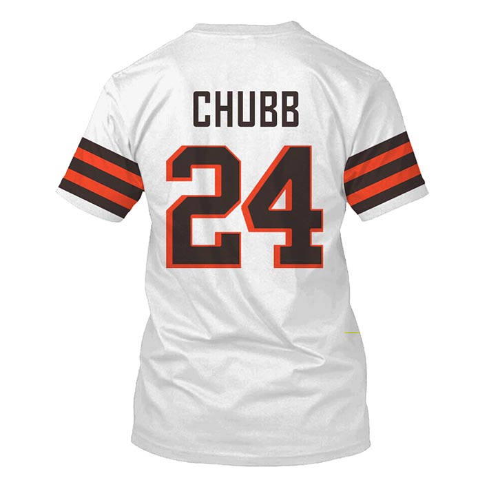 NFL 1946 Nick Chubb Stats 3D Hoodie, Shirt5