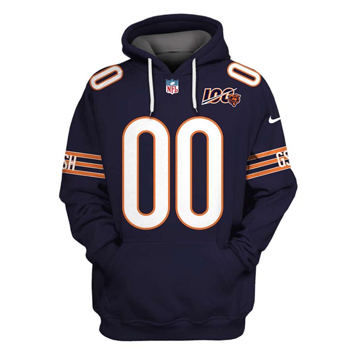 NFL Chicago Bears Custom Name And Number 3D Hoodie, Shirt – LIMITED EDITION