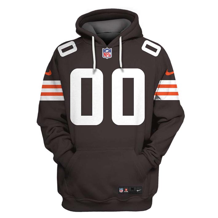 NFL Cleveland Browns Custom Name And Number 3D Hoodie, Shirt – LIMITED EDITION