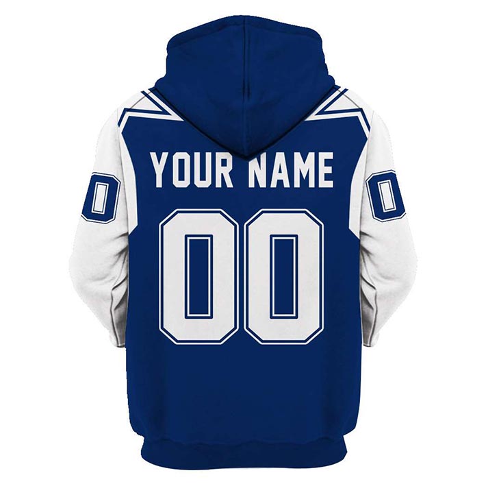 NFL Dallas Cowboys Custom Name And Number 3D Hoodie, Shirt1