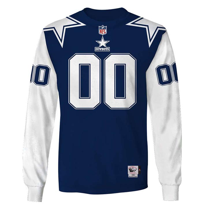 NFL Dallas Cowboys Custom Name And Number 3D Hoodie, Shirt2