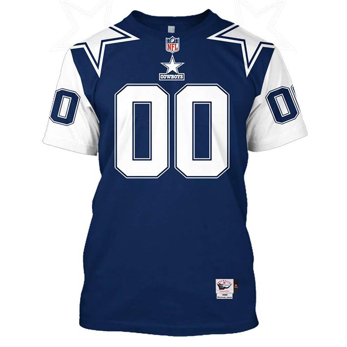 NFL Dallas Cowboys Custom Name And Number 3D Hoodie, Shirt4