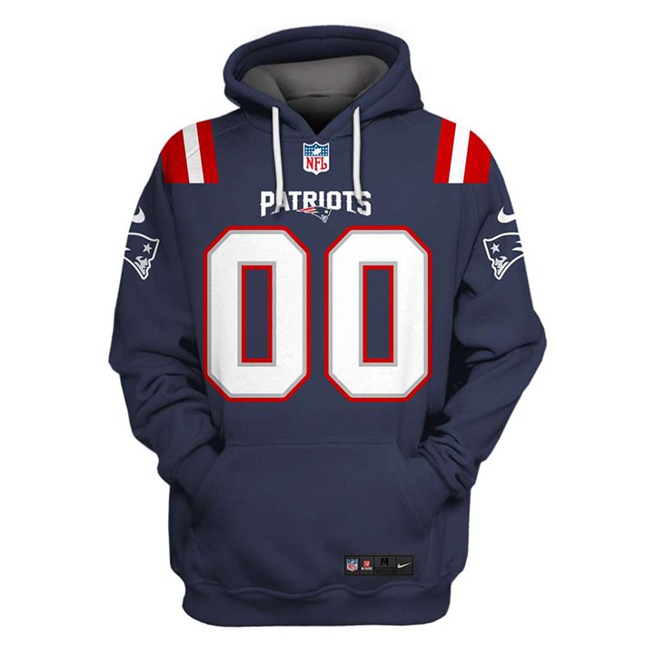 NFL New England Patriots Custom Name And Number 3D Hoodie, Shirt – LIMITED EDITION