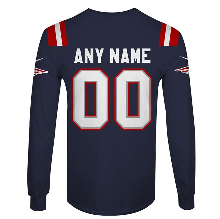 NFL New England Patriots Custom Name And Number 3D Hoodie, Shirt3