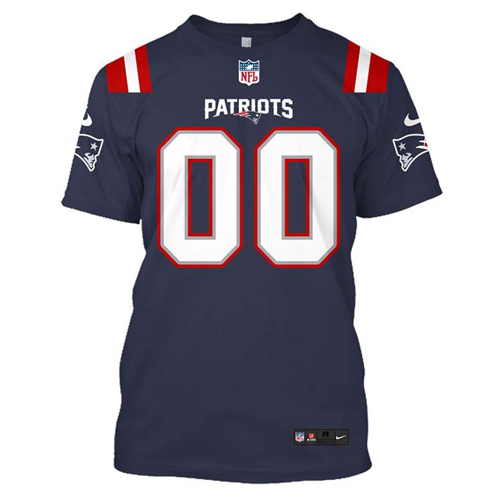 NFL New England Patriots Custom Name And Number 3D Hoodie, Shirt4