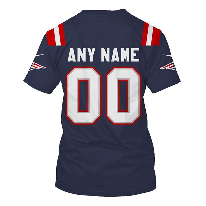 NFL New England Patriots Custom Name And Number 3D Hoodie, Shirt5