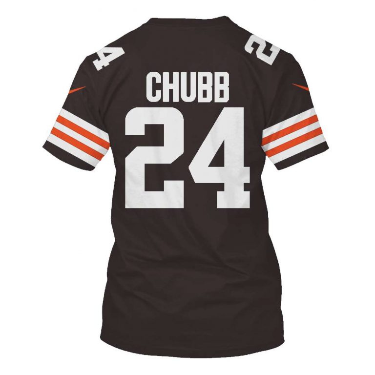 NFL Nick Chubb Stats 3D Hoodie, Shirt4